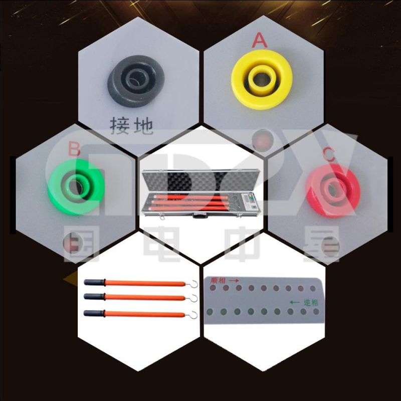 50V-500V Portable High Voltage Three Phase Sequence Indicator