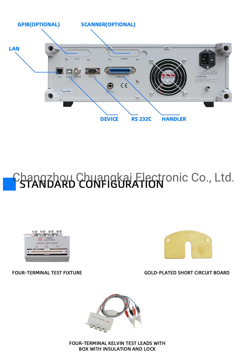 Th2838A High Accuracy High Frequency Rlc Meter 20Hz-1MHz