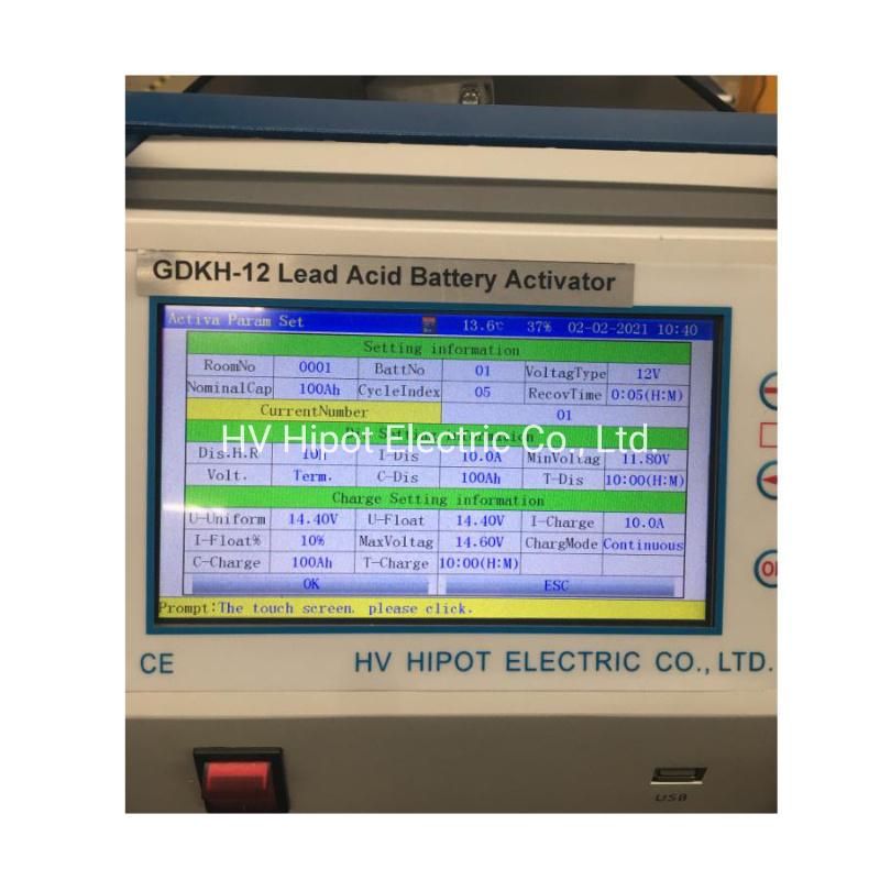 GDKH-12 HV HIPOT Lead Acid Battery Activator/Battery Discharge Tester