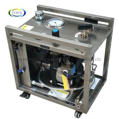 Terek Brand 10 Psi-50000 Psi High Pressure Air Driven Hydraulic Hydrostatic Testing Oil Test Pump