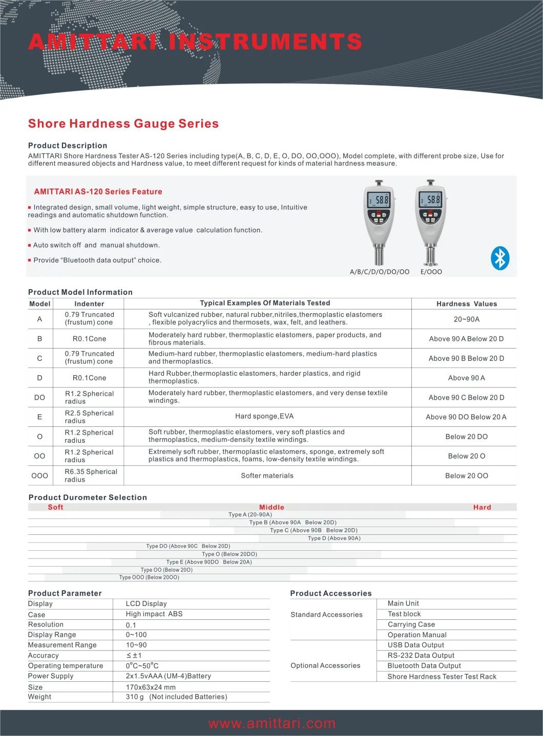 Digital Leathers Hardness Tester