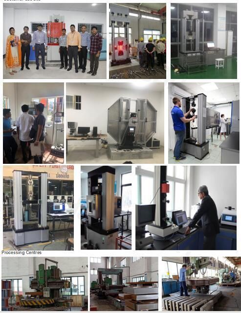 Wew Computer Steel Rebar Hydraulic Universal Tensile Testing Equipment