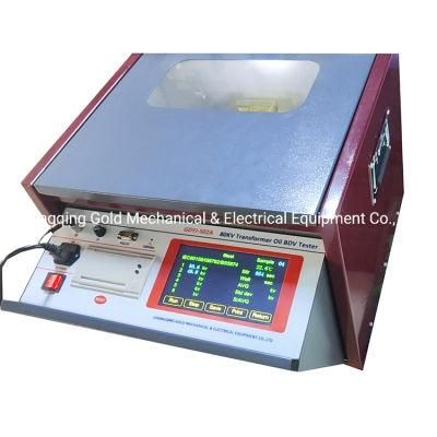 Transformer Insulating Oil Breakdown Voltage Bdv Tester 80kv Oil Dielectric Strength Test Machine