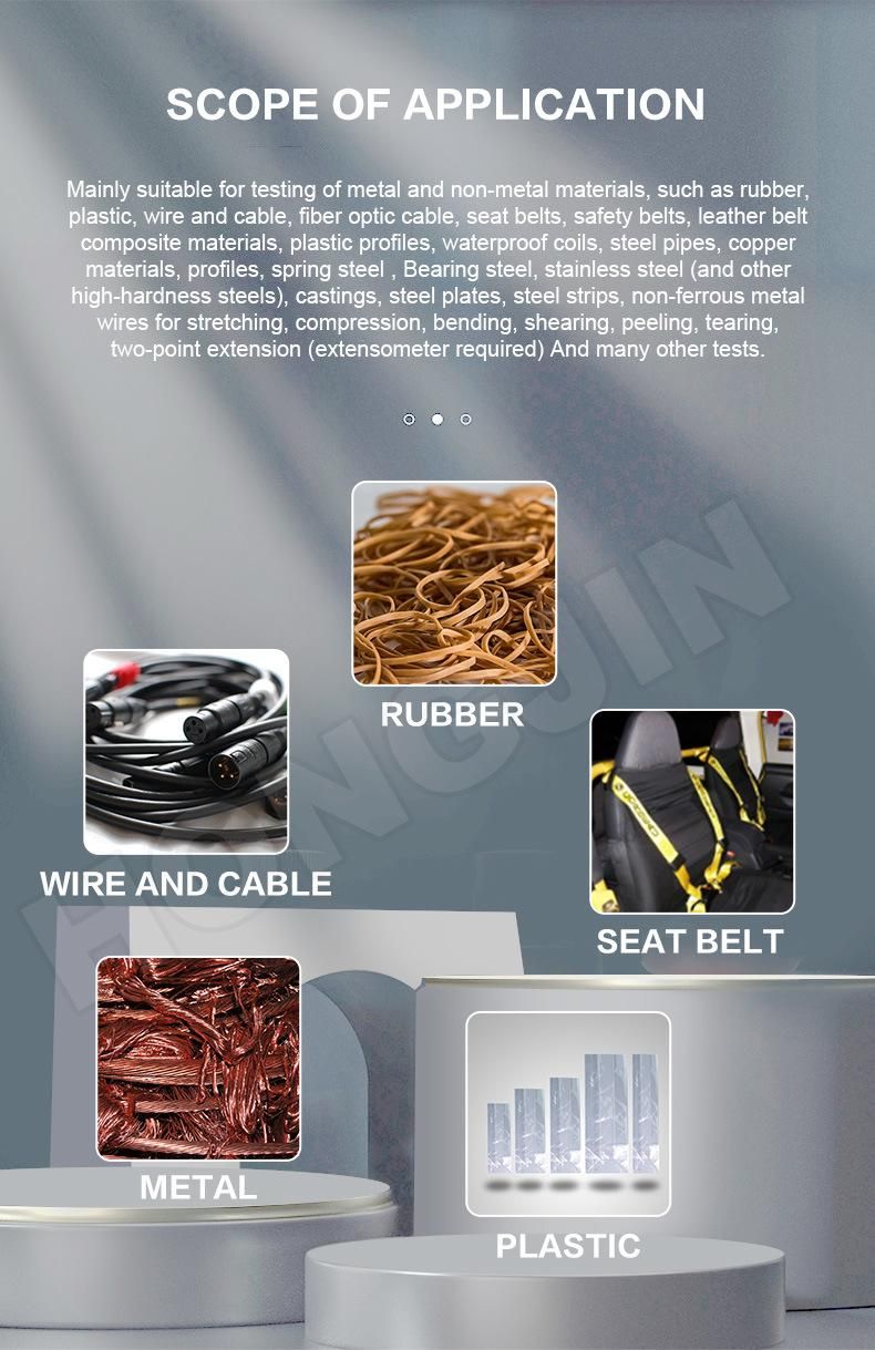 Hj-70 Computer Control Pull out Testing Equipment Copper Wire Pull Force Test Machine
