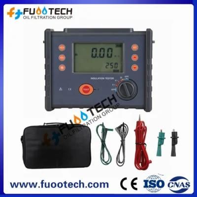 Fuootech 2.5kv Insulation Resistance Tester High Voltage Digital Megohmmeter