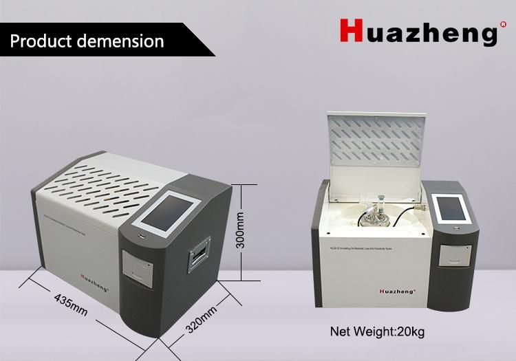 Transformer Oil Resistivity Tester Dielectric Loss Dissipation Factor Test Equipment