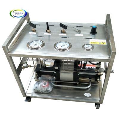 Terek Brand 200 Bar Pressure Pneumatic Driven Nitrogen Oxygen Helium Hydrogen Gas Booster Pump