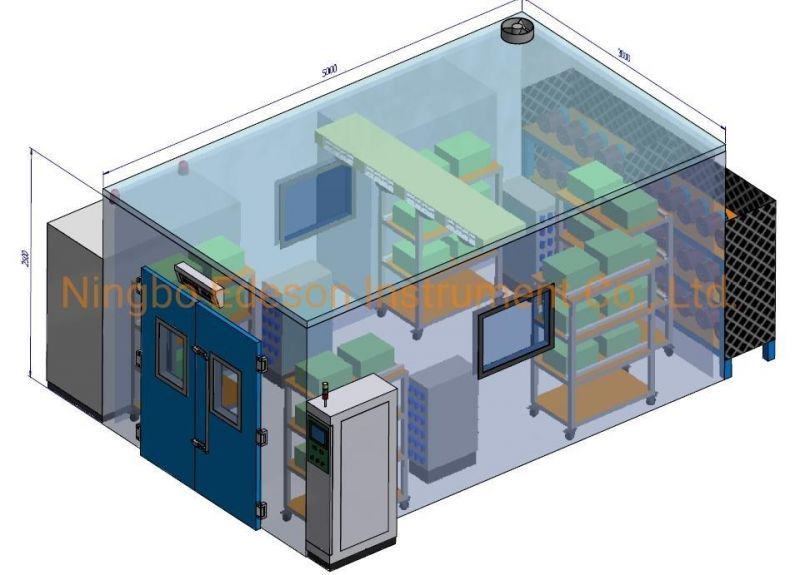 Power Source Walk in High Temperature Aging Test Room