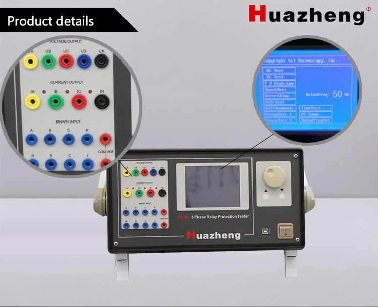 Microcomputer Based 3 Phase Secondary Injection Relay Protection Test System