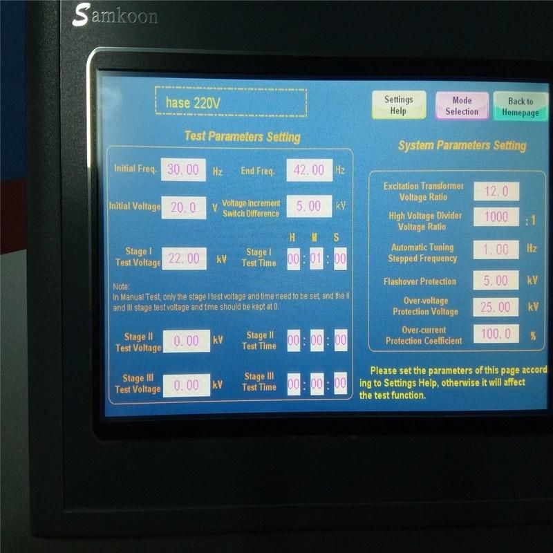 Multi Use 108 kVA AC Resonant Test System with Four Reactors
