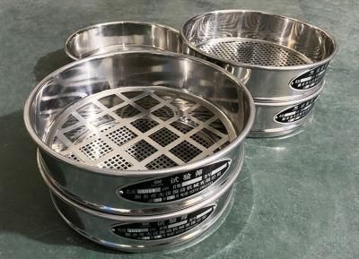 China Laboratory Test Vibrating Screening Machine Standard Sieve Sizes 20 Mesh Test Sieve