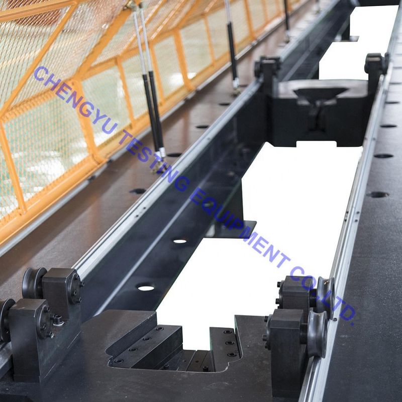 High Strength Chain Belt Horizontal Tensile Testing Bed for Wire Rope Sling with Safety Cover