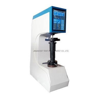 Test Force 150kgf Sample Height 200mm Touch Screen Digital Display Rockwell Hardness Tester with Printer