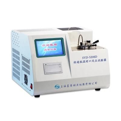 SYD-5208D Rapid Low Temperature Flash Point Tester