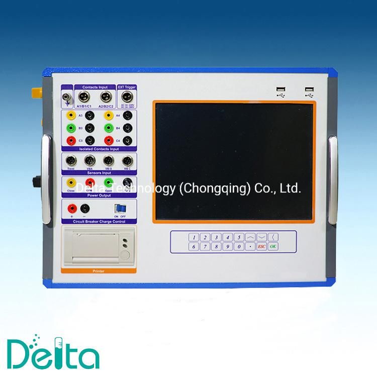 Touch Screen Cba Analyzer Comparable to Brand Circuit Breaker Analyzer