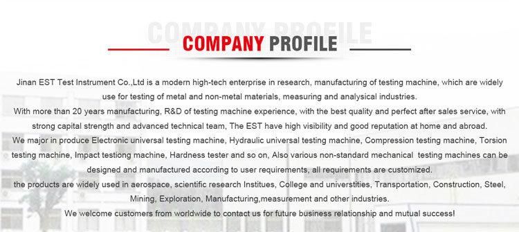 100ton 1000kn Steel Rebar Rod Plate Computer Control Electro-Hydraulic Servo Hydraulic Universal Testing Machine with High Low Temperature Chamber