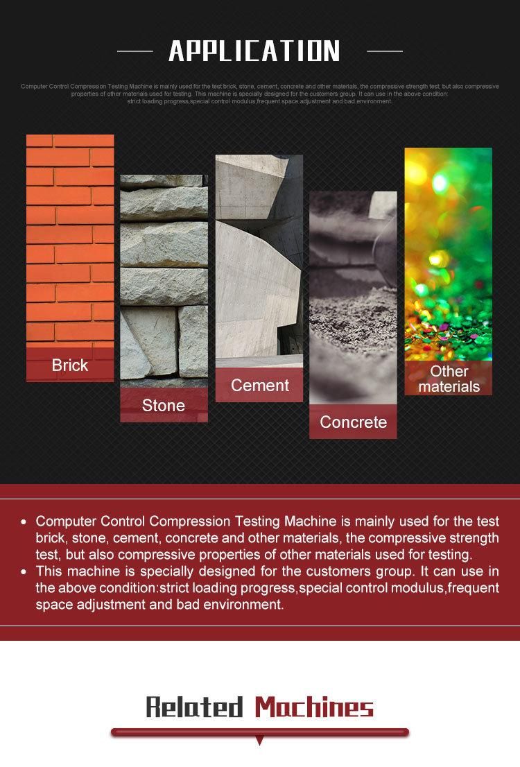 300kn Cement Mortar Flexural and Compression Testing Machine (YAW-300)