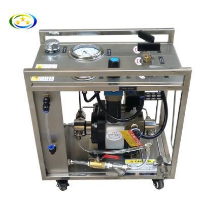 Hydrostatic Pressure Testing Equipment 0-4000bar Manual Water Pipeline Pressure Test Bench