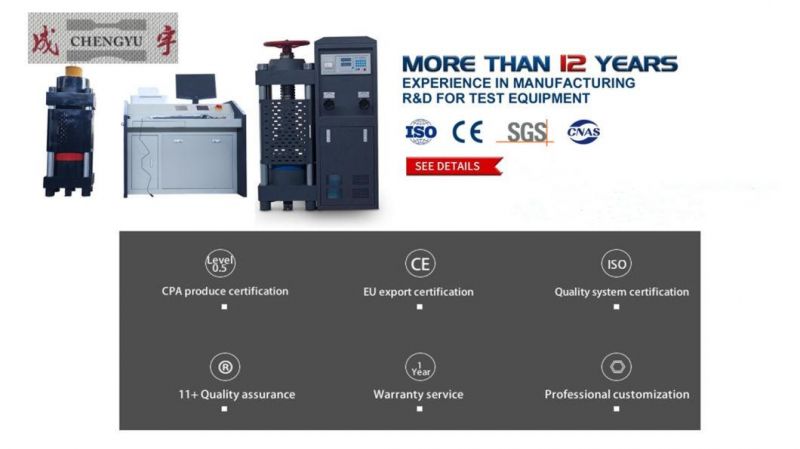 1000/2000kn Hot Sale Electro-Hydraulic Servo Cement Compression Testing Machine for Construction Industry