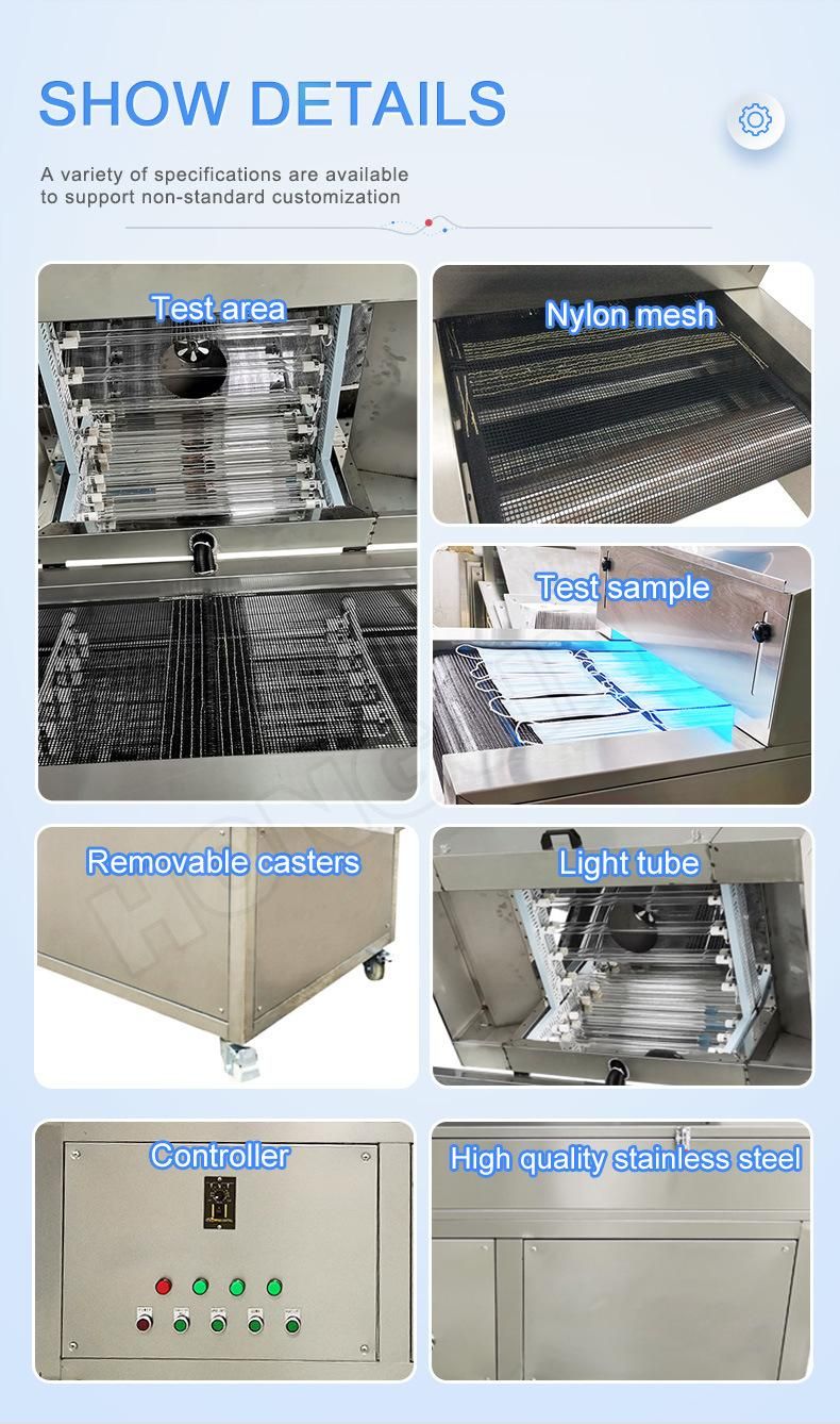 Industrial Tunnel UV Sterilizer Fruit Stainless Disinfection Machine