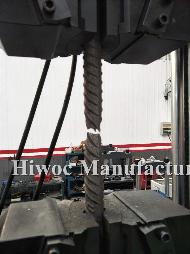 Servo Hydraulic Universal Testing Machine 2000kn Class 0.5 Upper Tension Lower Compression for Rebar Φ 10 ~ Φ 70mm