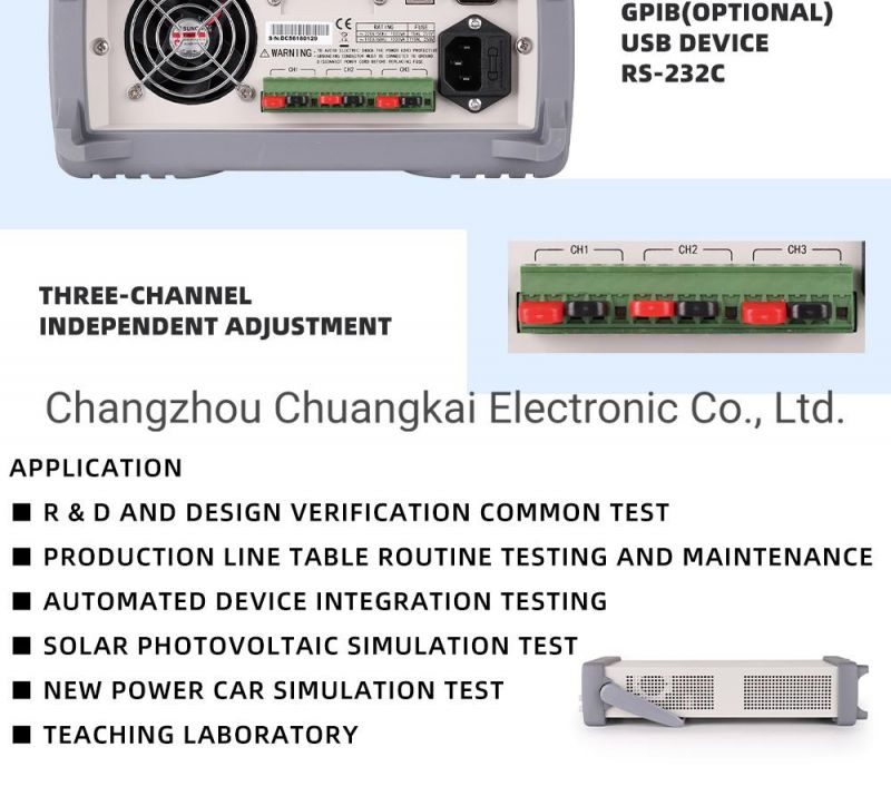 Th6402 Triple Programmable DC Power Supply DC Power Source