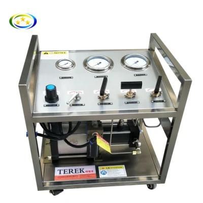 for Gas Cylinder Filling Portable Pneumatic Gas Pressure Booster Pump Station