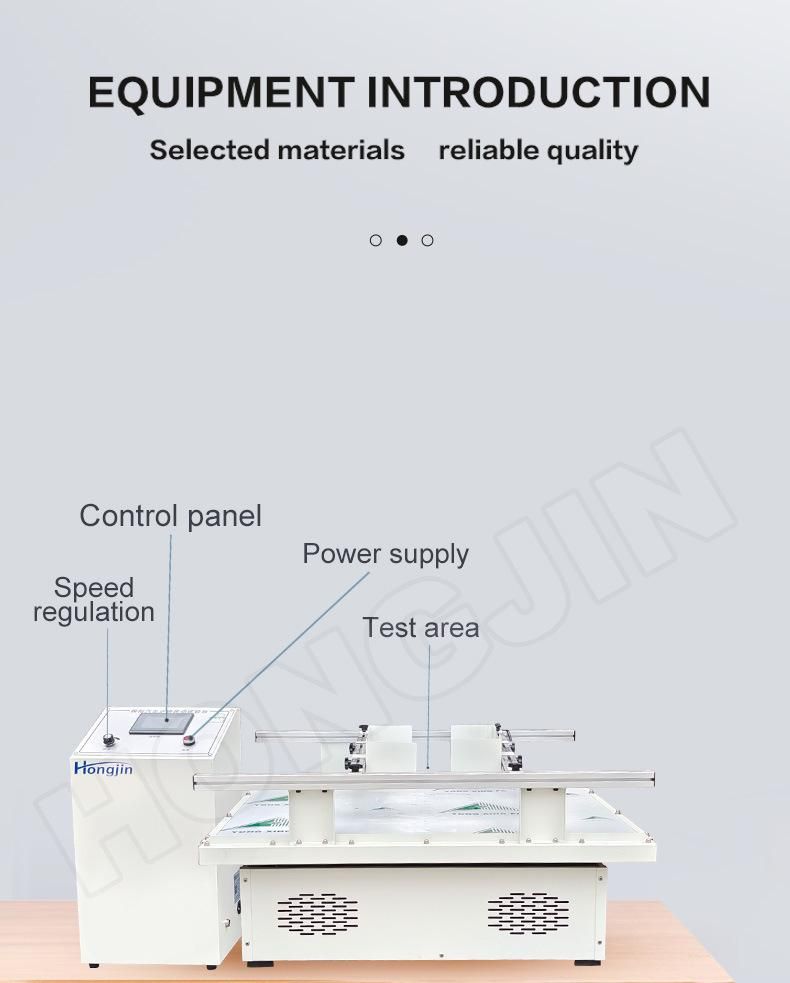 Ista Transportation Simulation Corrugated Box Vibration Testing Machine