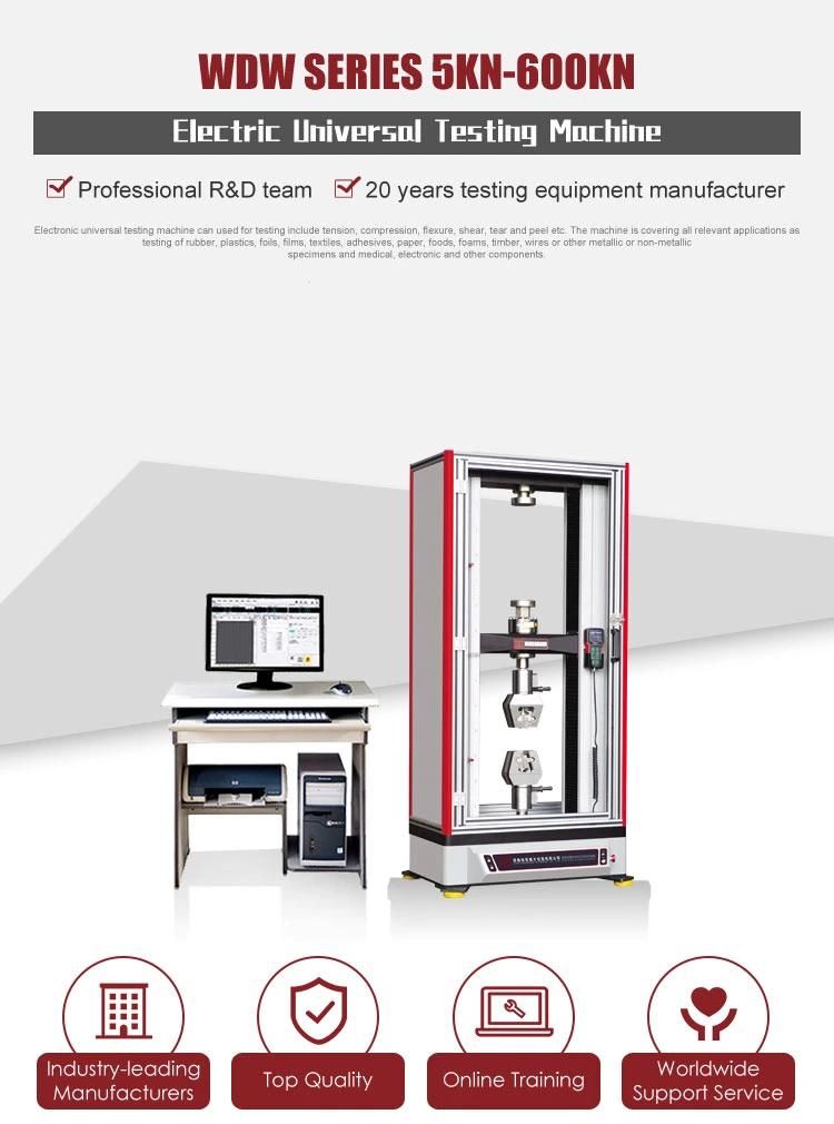 10/20/50/100/200/300kn Computer Universal Tensile Strength Testing Machine