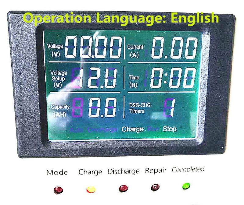 6V/8V/12V/16V 20A 6-Channel Multifunction E-Scooter Battery Charge and Discharge Capacity Tester