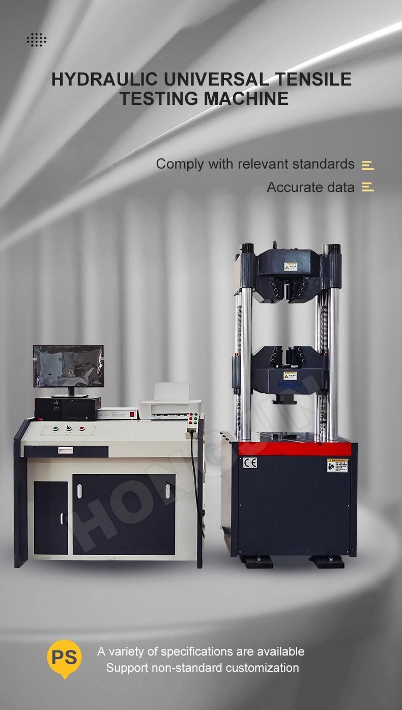 Hj-44 Computer Display Hydraulic Control Universal Tensile Test Instrument