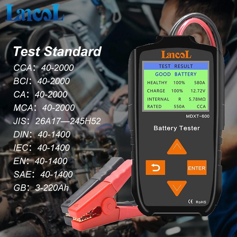 Battery Analyzer with Customized Language