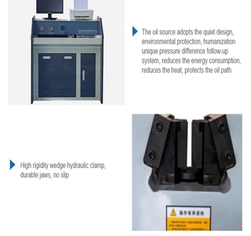 Waw Series Microcomputer Controlled Hydraulic Universal Testing Machine Produced by The Manufacturer