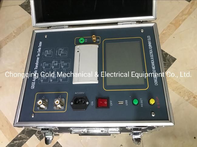 Automatic Power Transformer Tan Delta Tester Capacitance Dielectric Loss and Dissipation Factor Tester with Micro Printer