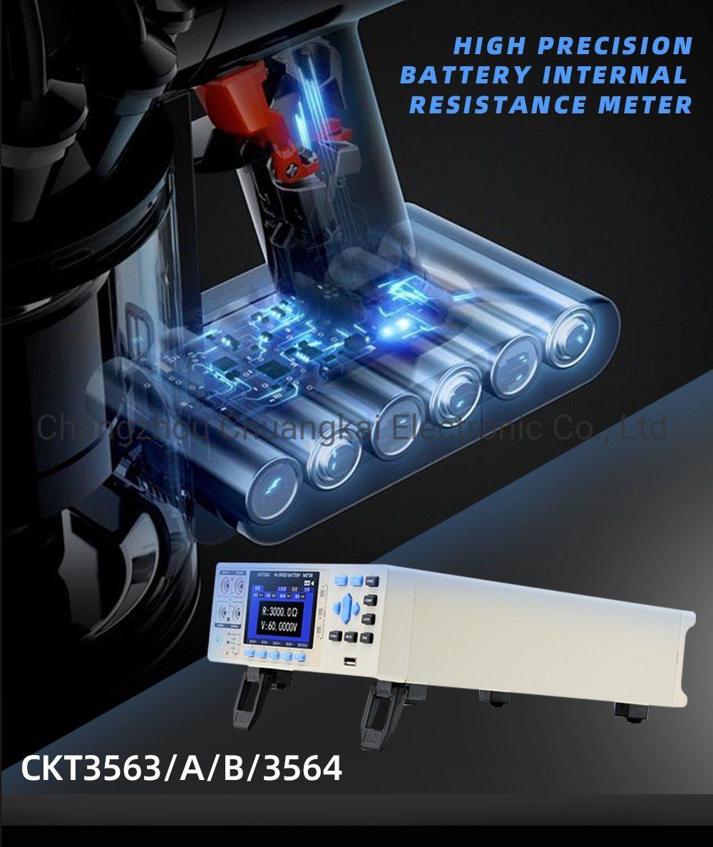 Ckt3563 Battery Tester Test Multiple Types of Batteries Desktop Type Battery Resistance Meter