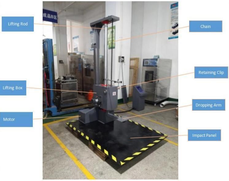 Ista Drop Tester Package Drop Test Machine Free Fall 2 Meter Drop Height