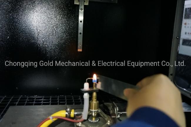 En ISO 11925-2 Ignitability Tester for Building Materials Single-Flame Source Test