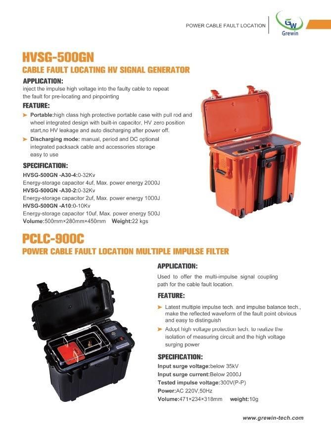 Cable Fault Multi-Impulse Coupler Test Equipment for Cable Fault Testing