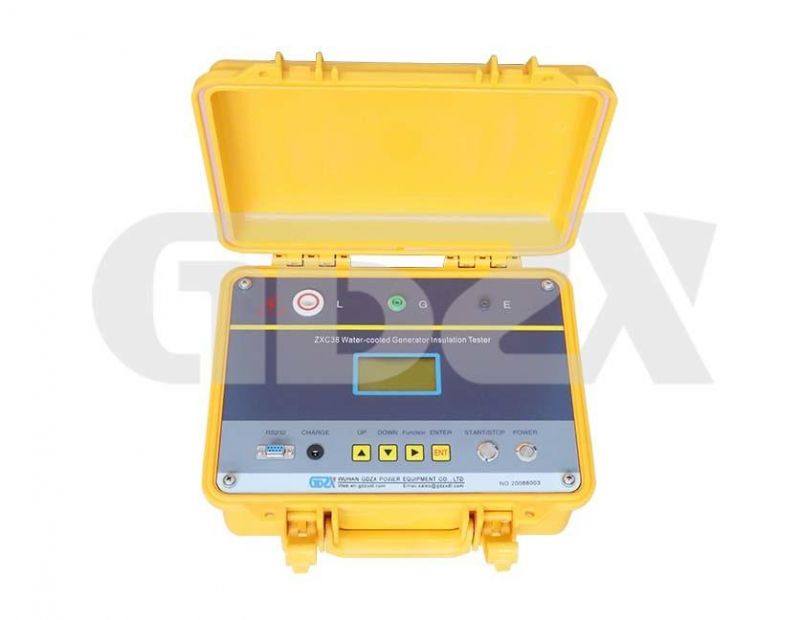 Water Cooled Generator Insulation Resistance Tester 25mA Range 200GOhms