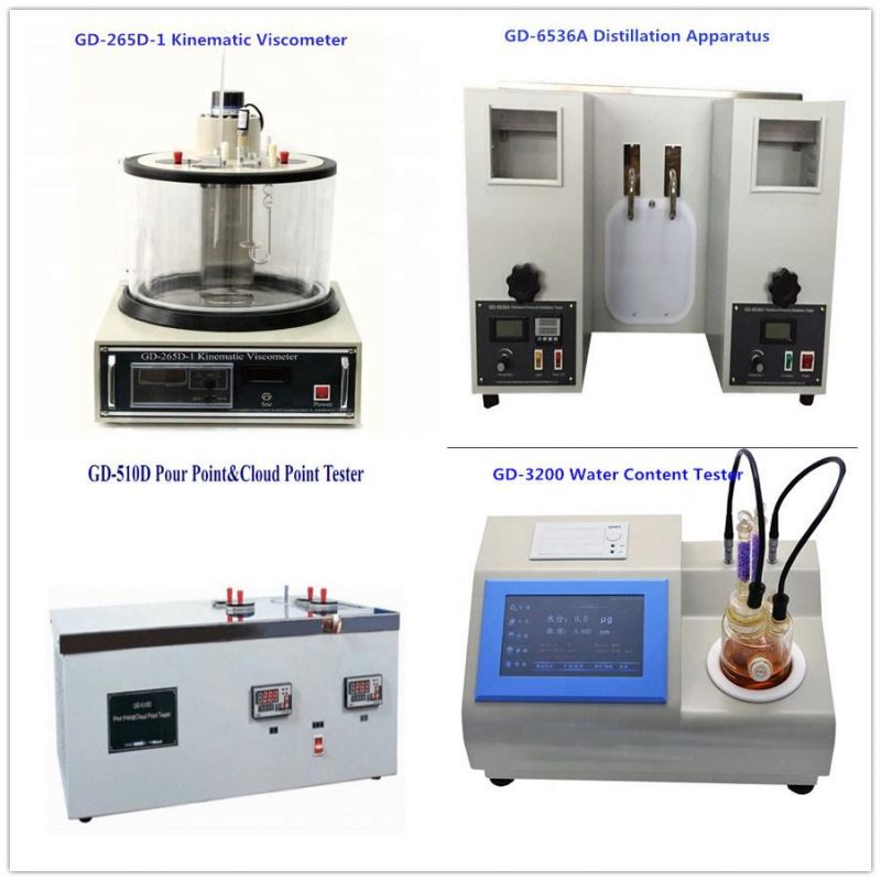 Gd-265c Lubricating Oils Cheap Kinematic Viscosity Meter with Pinkevitch Viscometer