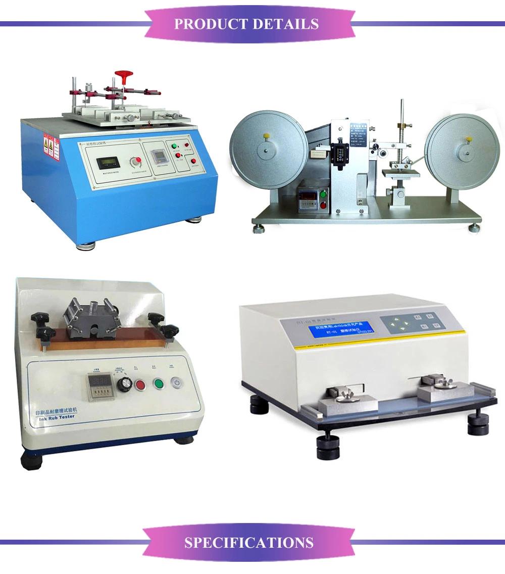 Chinese Supplier Intelligent Ink Rubbing Fastness Tester Machine