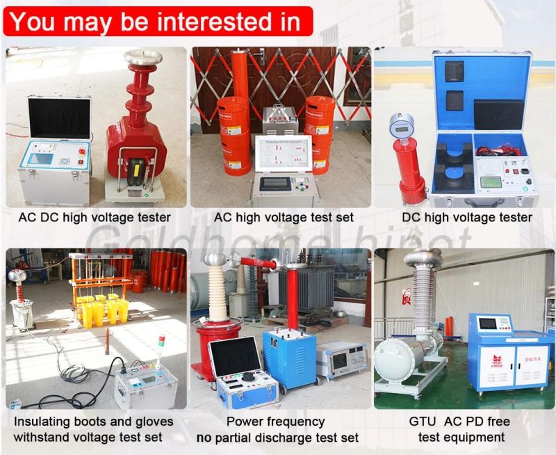 AC Oil-Insulated Hv Tester Resonant Test Equipment