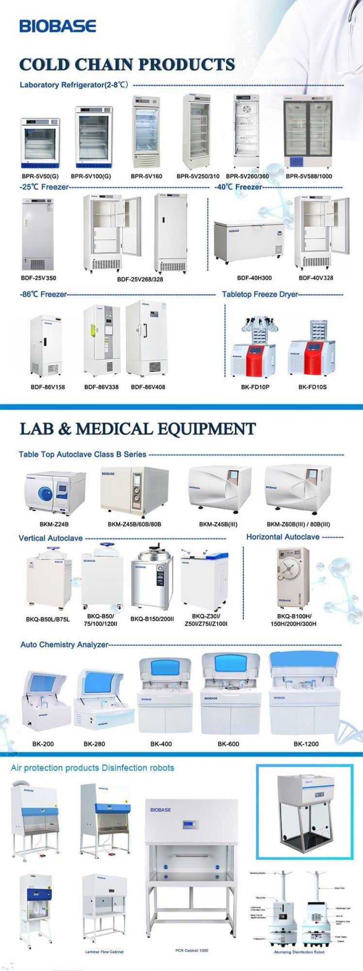 Biobase Automatic Temperature Control Thaw Tester with LCD Display