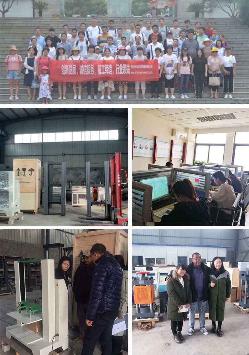 CE Certificate 100kn 10ton 3000mm 3m Compression Test Space GRP Tube Computer Control Pipe Ring Stiffness Testing Machine