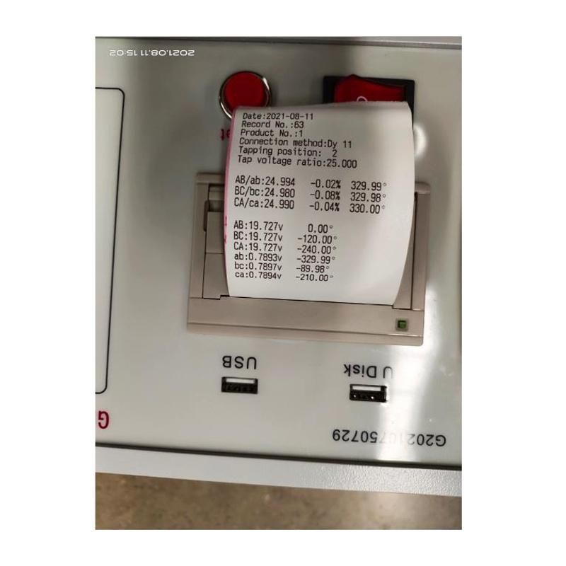 GDB-IV Transformer Turns Ratio Tester/Three Phase TTR Tester/Portable TTR Tester