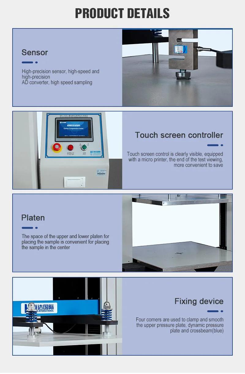 Corrugated Carton Package Box Compression Tester