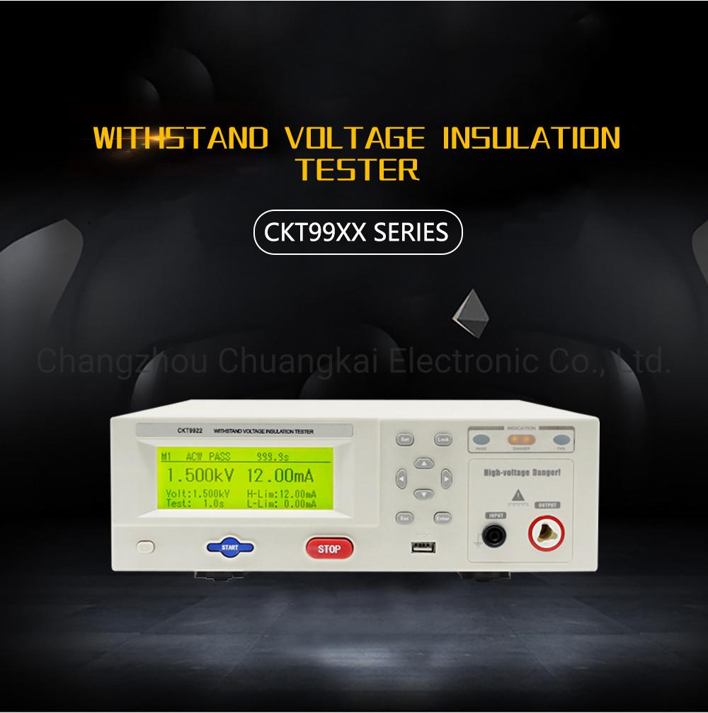 Ckt9910 Withstanding Voltage Measuring Instrument Hipot Tester Ckt9912 Ckt9922 Ckt9950A Ckt9951A