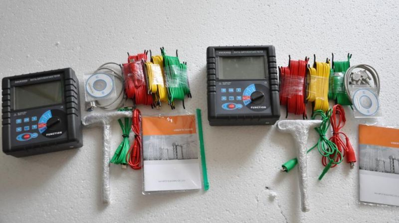 Earth Resistance & Soil Resistivity Tester Resistance Measurement Meter