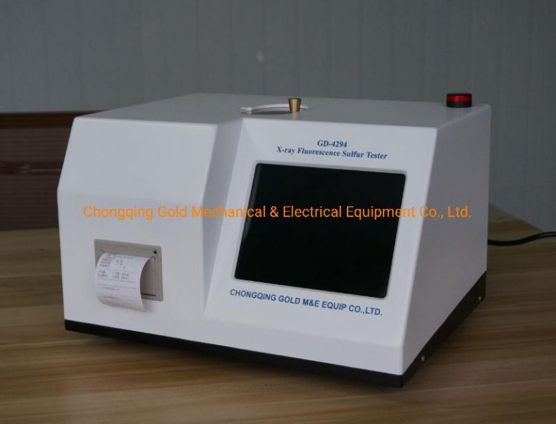 ASTM D4294 Fuel Oil Total Sulphur Analyzer X Ray Fluorescence Sulfur in Oil Testing Equipment