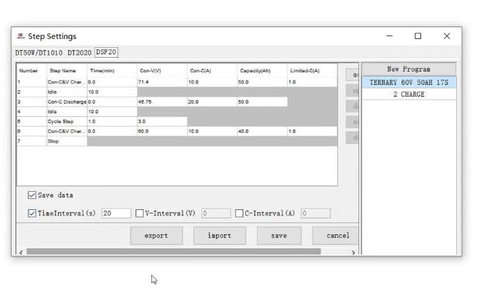 12V/24V/36V/48V/60V/72V 20A Li-ion Battery Pack Auto Cycle Charge and Discharge Capacity Analyzer Tester